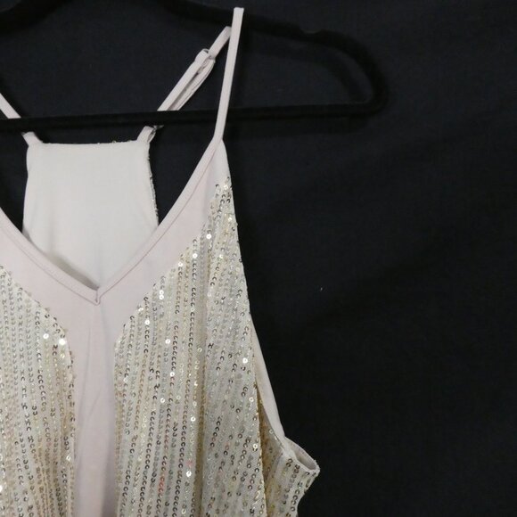 Unbranded | 2XL | Gold Sparkly Glitter Sequined Sleeveless Top - Picture 5 of 14